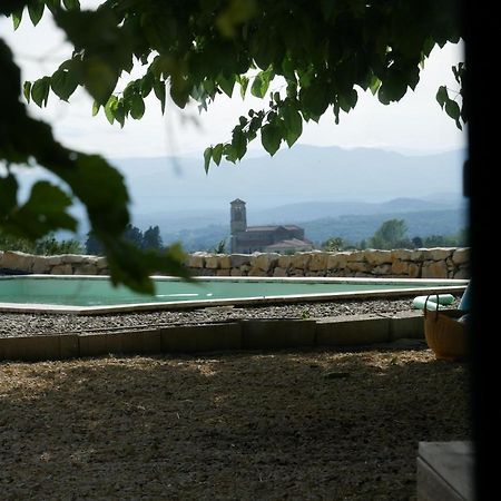 Les Agaves Piscine Panoramique Vue Exceptionnelle Bed & Breakfast Grospierres Exterior foto